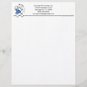 Hund Bones Bone Appetit! Gourmet Pet Mat Business Brevhuvud