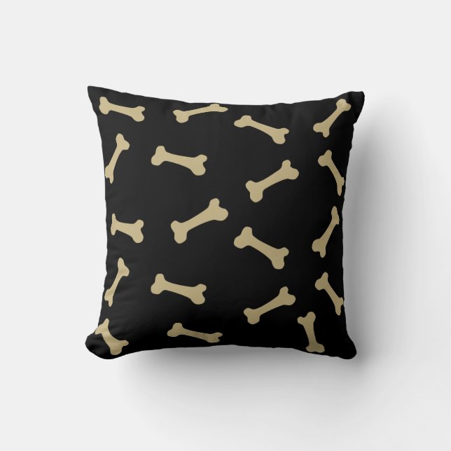 Hund Bones Dekorativ kudde (Framsida)