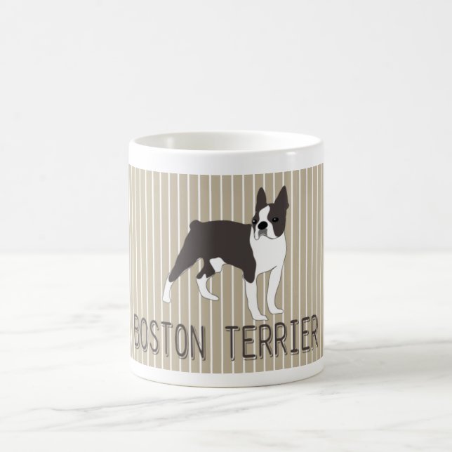 Hund-BOSTON TERRIER Kaffemugg (Center)