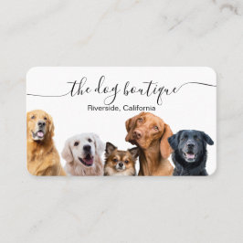 Hund Boutique-Affärskortet Visitkort