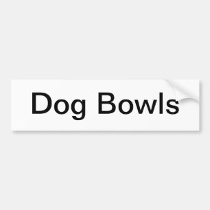 Hund Bowls Sign/ Bildekal