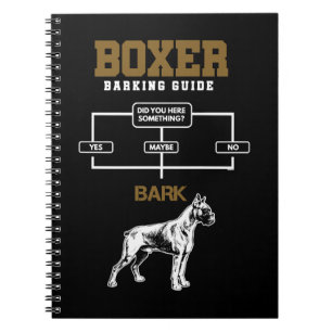 Hund Boxer Guide i tass Anteckningsbok