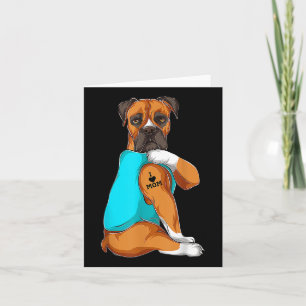 Hund Boxer I Kärlek Mamma Tattoapparatur Hund Mamm Kort