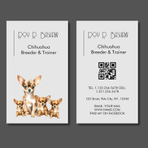 Hund Breeder Trainer Chihuahua Animals QR-kod