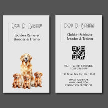 Hund Breeder Trainer Golden Retriever QR-kod