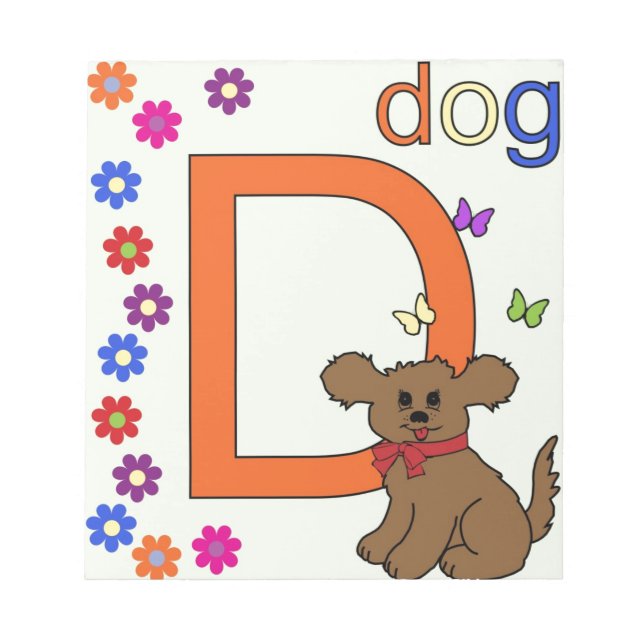 HUND BREV D ANTECKNINGSBLOCK (Framsida)