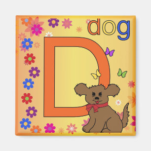 HUND BREV D MAGNET