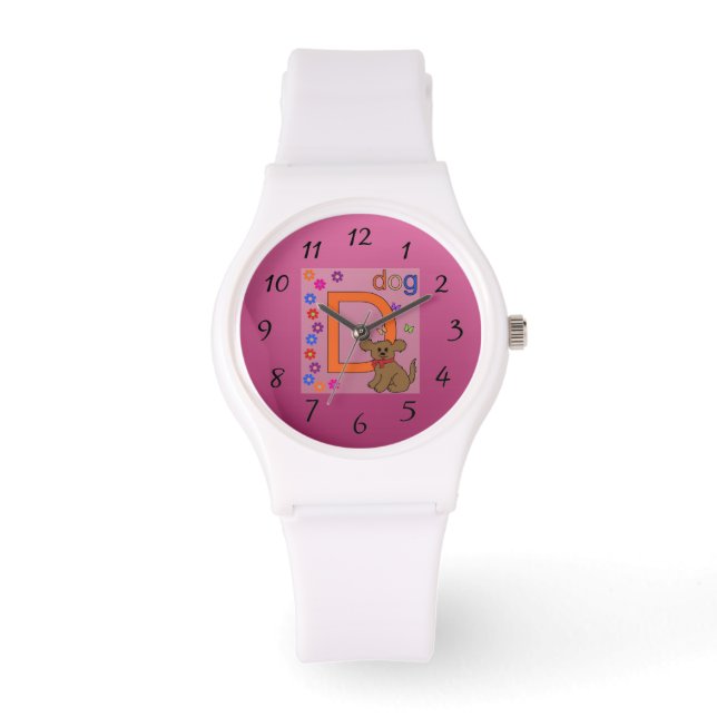 Hund Brev D Watch Armbandsur (Framsida)