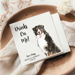 Hund Bröllop Cocktail Napkins Pappersservett