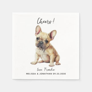 Hund Bröllop Cocktail Pappersservett