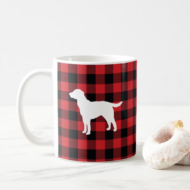 Hund Buffalo Check Mountain Coffee Mugg (Med munk)