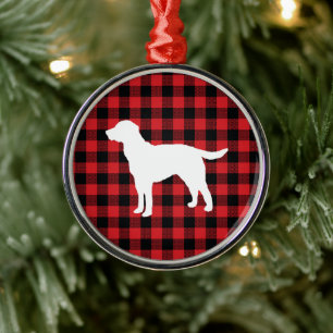 Hund Buffalo Check Mountain Julgransprydnad Metall