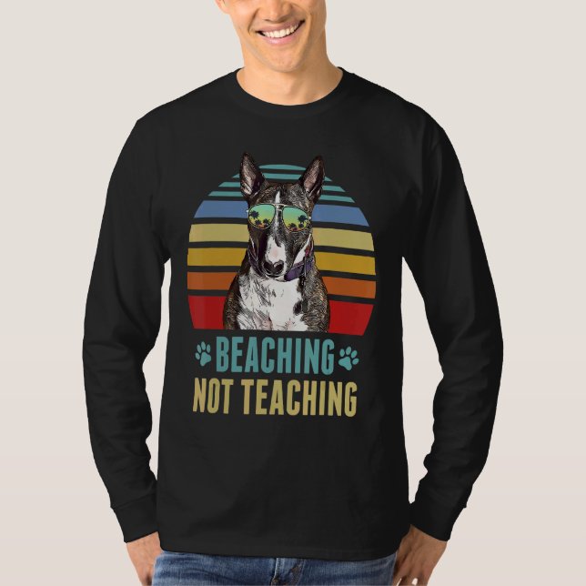Hund "Buller Terrier" i miniatyr T Shirt (Framsida)