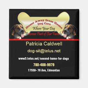 Hund Business Magnet