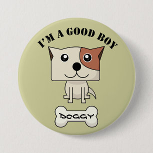 Hund Button12 Knapp
