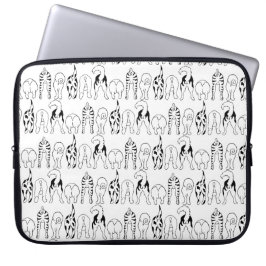 Hund Butts Mönster Laptop Fodral