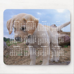 Hund Calendar 2017 Personlig Mouse Pad Musmatta