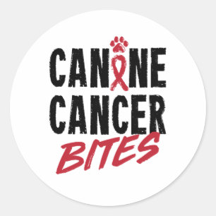 Hund Cancer Bitas Hund Carcinoma Medvetenhet Runt Klistermärke