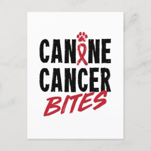 Hund Cancer Bitas Hund Carcinoma Medvetenhet Vykort