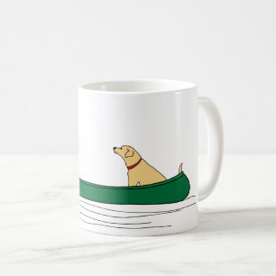 Hund Canoe Resa Mugg