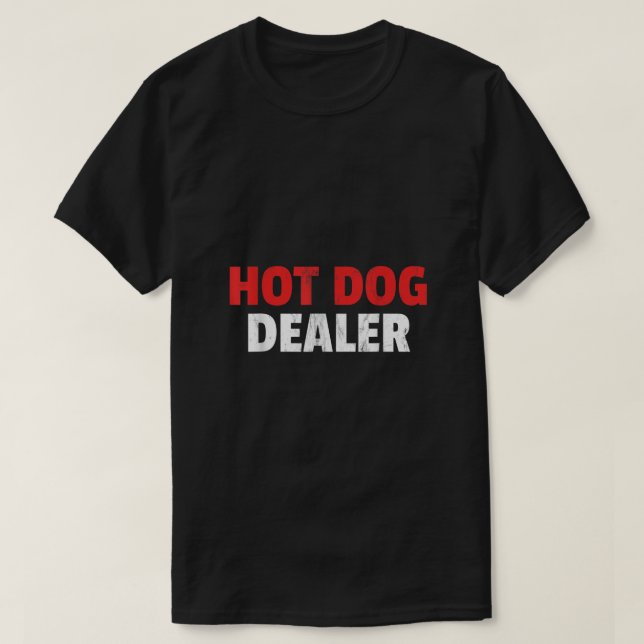 Hund Cart för hett Hund Hett T Shirt (Design framsida)