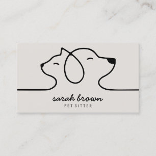 Hund Cat Boutique Pet Leksak Store Visitkort