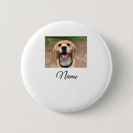 Hund cat-fotolägg till namn cu-anpassningsbar-pers knapp