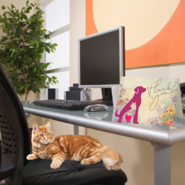 Hund Cat Kärlek Pet Caregiver Tack Kort
