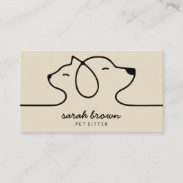 Hund Cat Online Pet Expert Visitkort