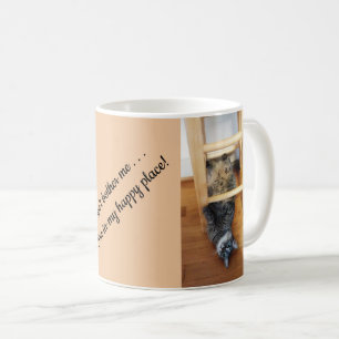 Hund Cat Pet-foto Bother Me Lycklig Ställe Kaffemugg