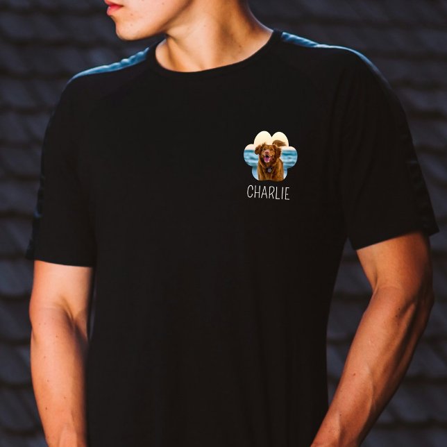 Hund Cat Pet Tass Photo & Namn T-Shirt (Skapare uppladdad)