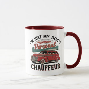 Hund Chauffeur Mugg
