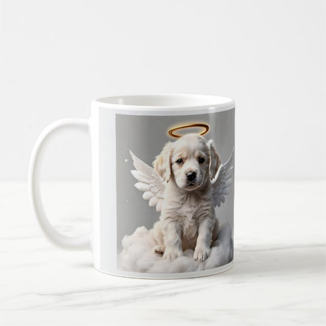 " HUND CHERUB " KAFFEMUGG (Vänster)