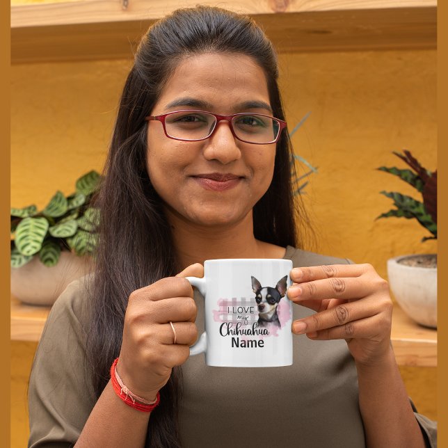 Hund Chihuahua Coffee Mugg, Kopp (Chihuahua pet dog coffee mug)