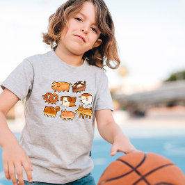 Hund, cirkel t shirt