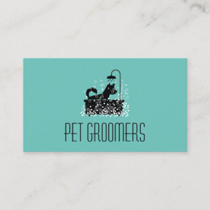 Hund Cleaner Pet Groomer Djurtjänster Visitkort