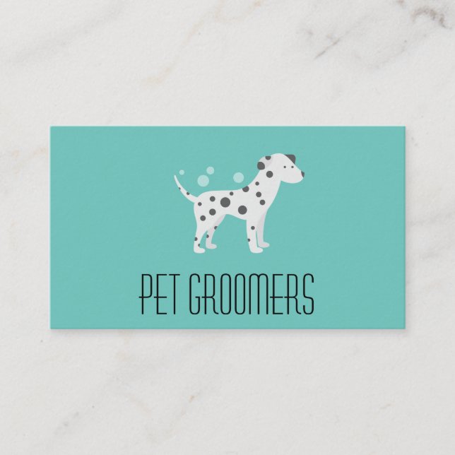 Hund Cleaner | Pet Groomer | Djurtjänster Visitkort (Framsida)