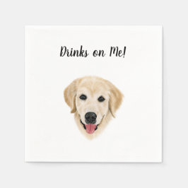 Hund Cocktail Napkins Pappersservett