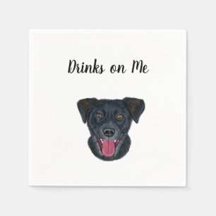 Hund Cocktail Napkins Pappersservett