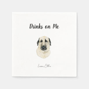 Hund Cocktail Napkins Pappersservett