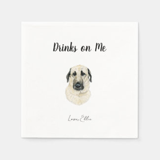 Hund Cocktail Napkins Pappersservett