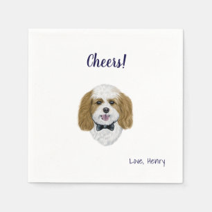 Hund Cocktail Napkins Pappersservett