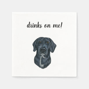 Hund Cocktail Napkins Pappersservett