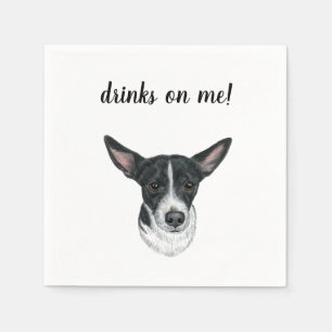 Hund Cocktail Napkins Pappersservett