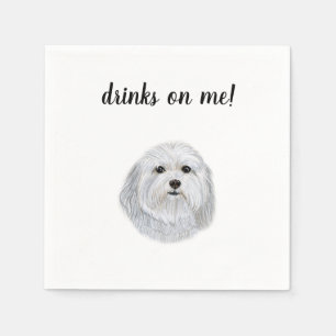 Hund Cocktail Napkins Pappersservett