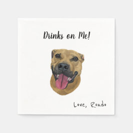 Hund Cocktail Napkins Pappersservett