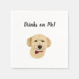 Hund Cocktail Napkins Pappersservett