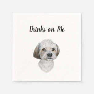 Hund Cocktail Napkins Pappersservett