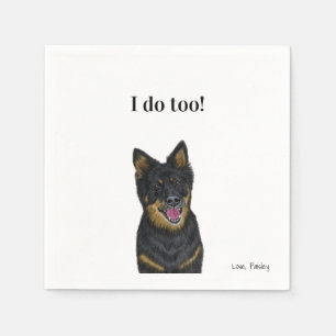 Hund Cocktail Napkins Pappersservett