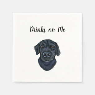 Hund Cocktail Napkins Pappersservett